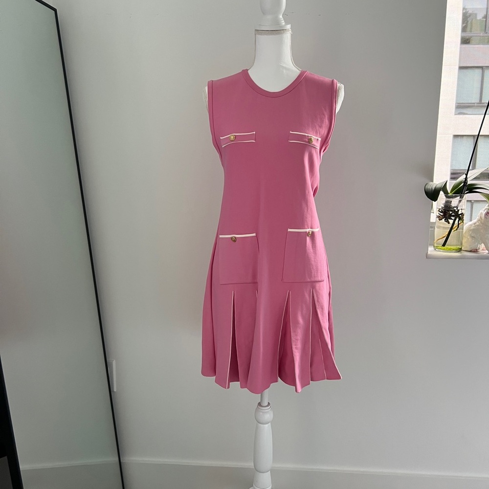 Zara Pink Dress with Pocket Detail